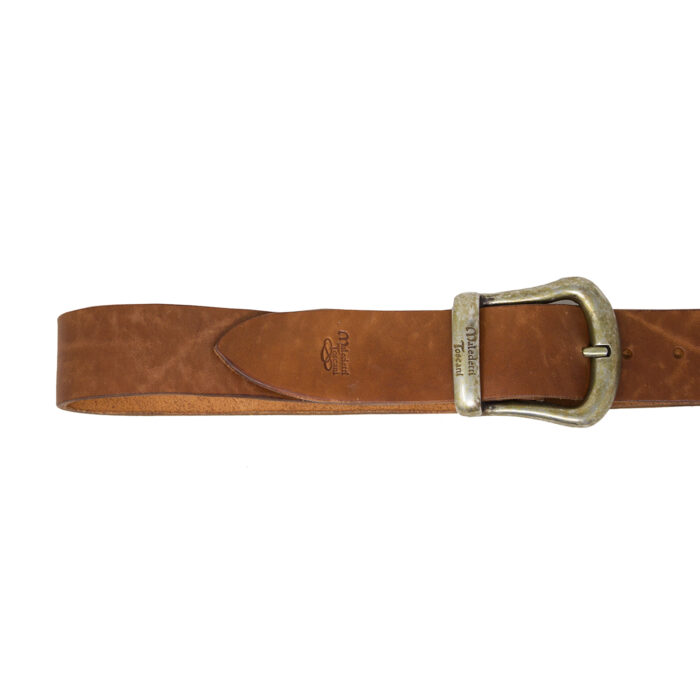 Western belt with brown buckle