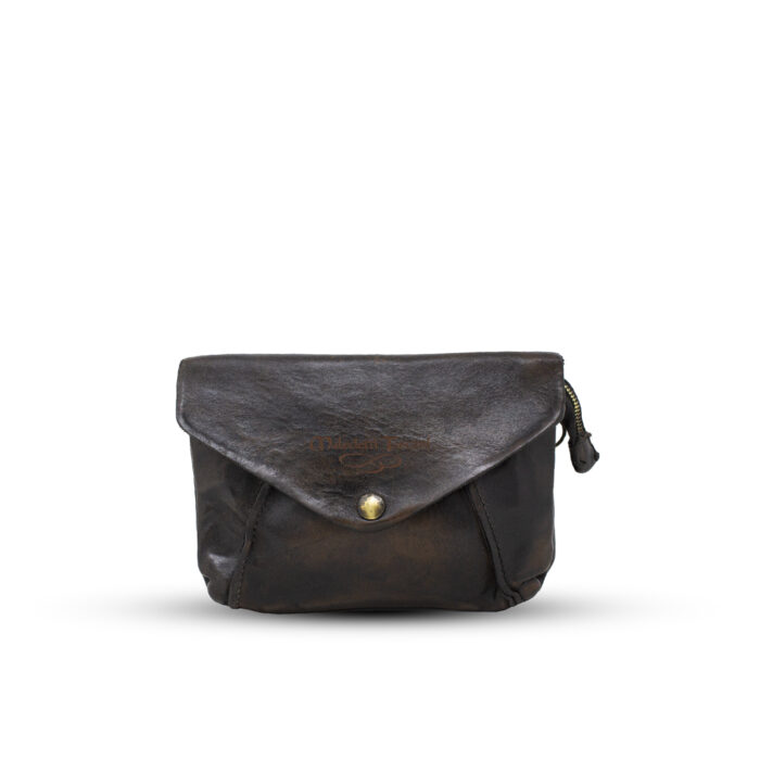Dodola front of the black clutch bag