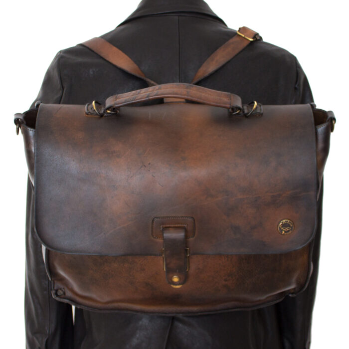 Bravo brown backpack bag