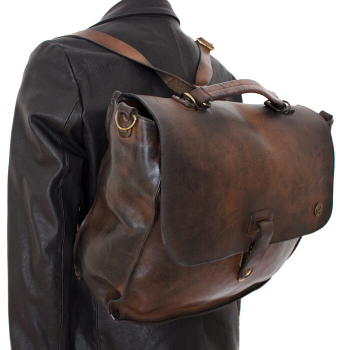 Bravo brown backpack bag